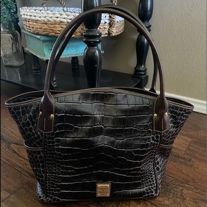Dooney & Bourke Brown Croco Tote